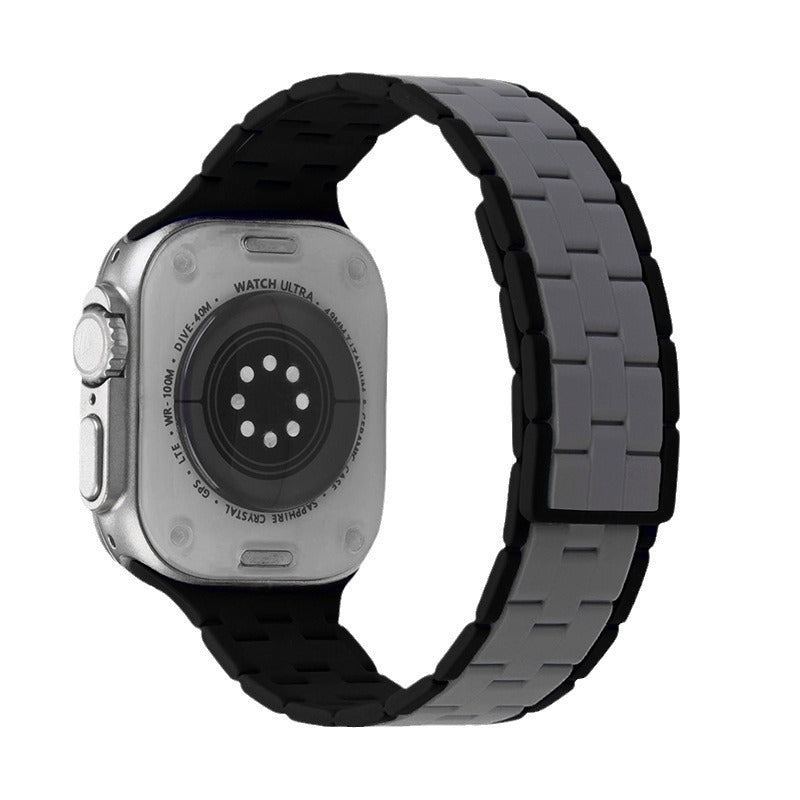 Color Blocking Fashion Silicone Band for Apple Watch