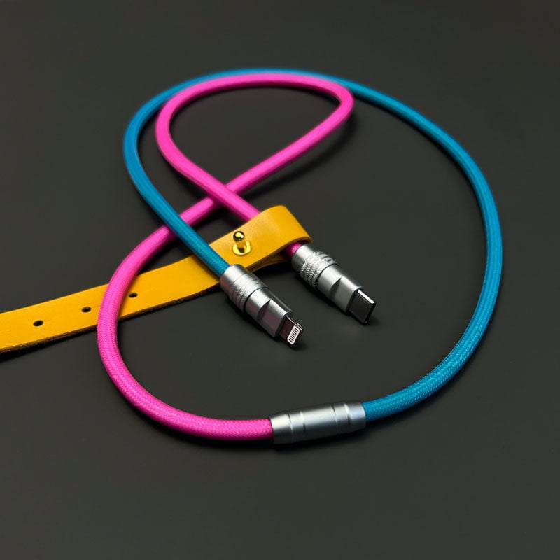 "Color-blocking Chubby" Charge Cable