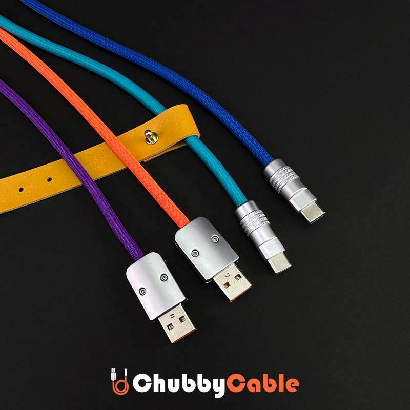 "Color-blocking Chubby" Charge Cable