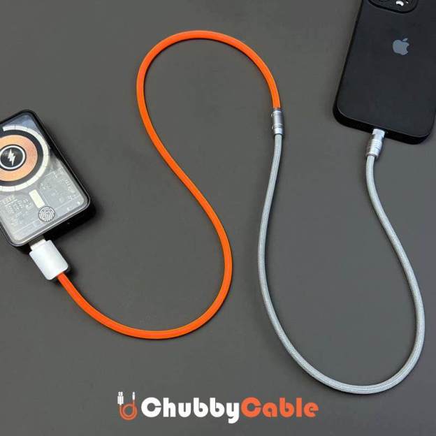 "Color-blocking Chubby" Charge Cable