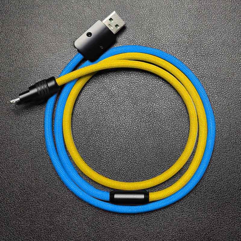 "ColorWeave Chubby" Vibrant Dual-Tone 100W Fast Charge Cable