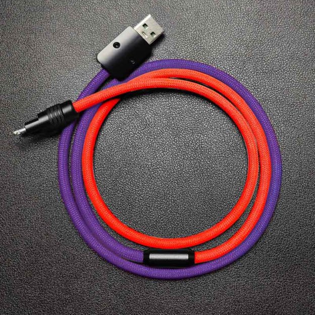 "ColorWeave Chubby" Vibrant Dual-Tone 100W Fast Charge Cable