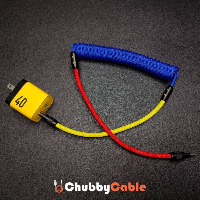 "Colorblock Chubby" New Spring Charge Cable