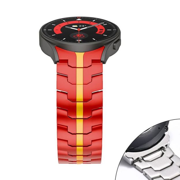 Cool Stainless Steel Solid Metal Watch Band for Samsung Galaxy Watch 4/5/6/7