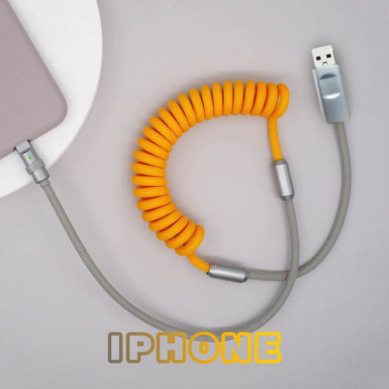 "Curly Chubby" Adjustable Twin Color Chubby Cable