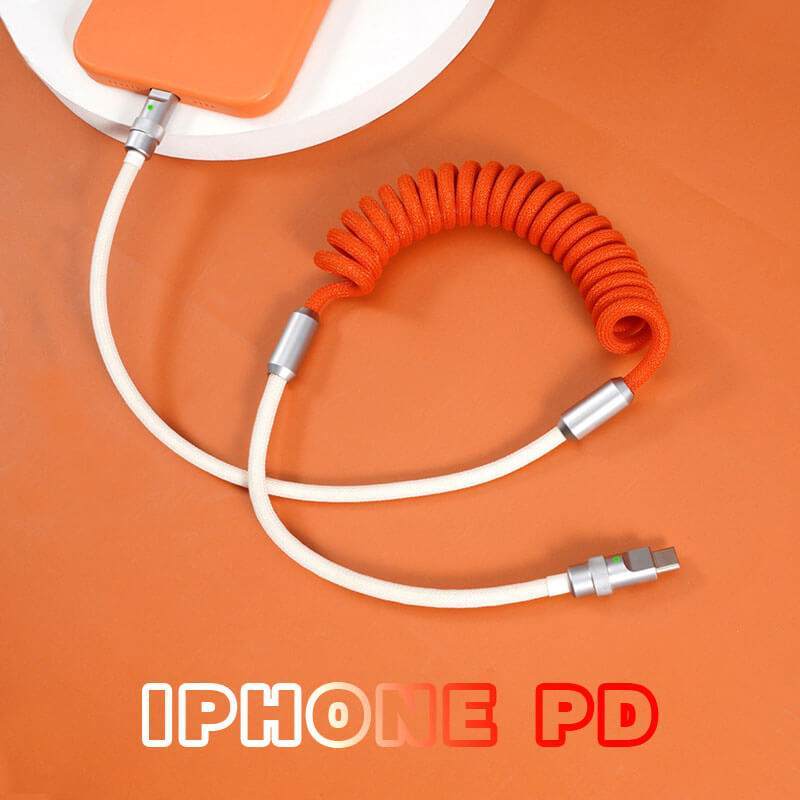 "Curly Chubby" Adjustable Twin Color Chubby Cable