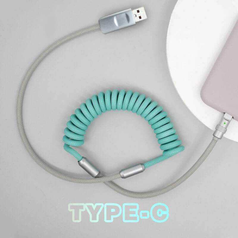 "Curly Chubby" Adjustable Twin Color Chubby Cable