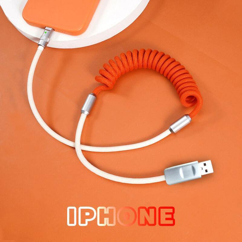 "Curly Chubby" Adjustable Twin Color Chubby Cable