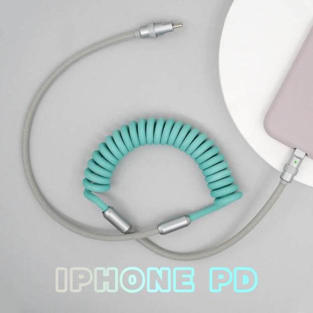 "Curly Chubby" Adjustable Twin Color Chubby Cable