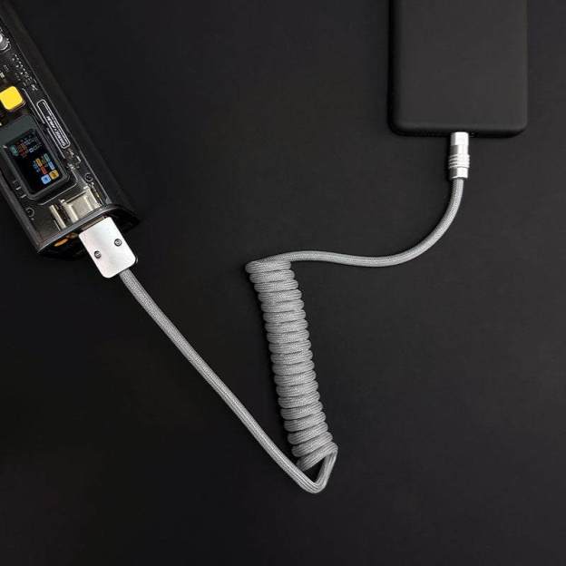 "Curly Chubby" Retractable Fast Charging Cable