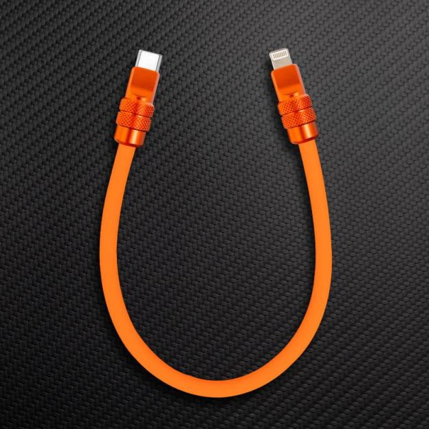 "Cute Anodized" Power Bank Friendly Cable C+Lightning