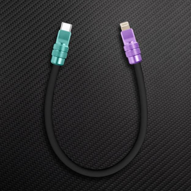"Cute Anodized Pro" Power Bank Friendly Cable C+Lightning