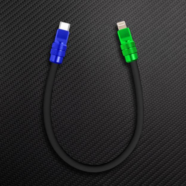 "Cute Anodized Pro" Power Bank Friendly Cable C+Lightning
