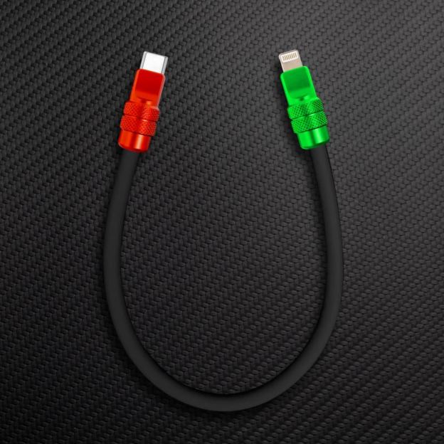 "Cute Anodized Pro" Power Bank Friendly Cable C+Lightning