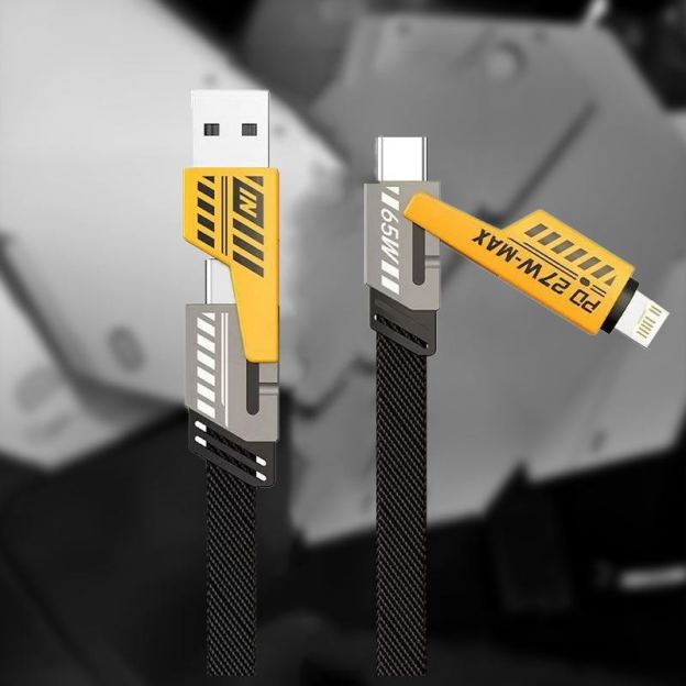 "Cyber" 4 in 1 Fast Charge Cable One Fits All Your Devices