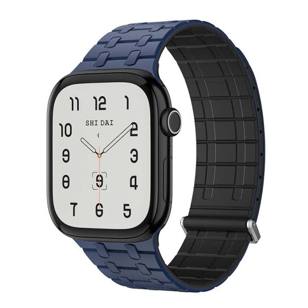 "Dual-tone" Magnetic Silicone Loop Watch For Apple Watch