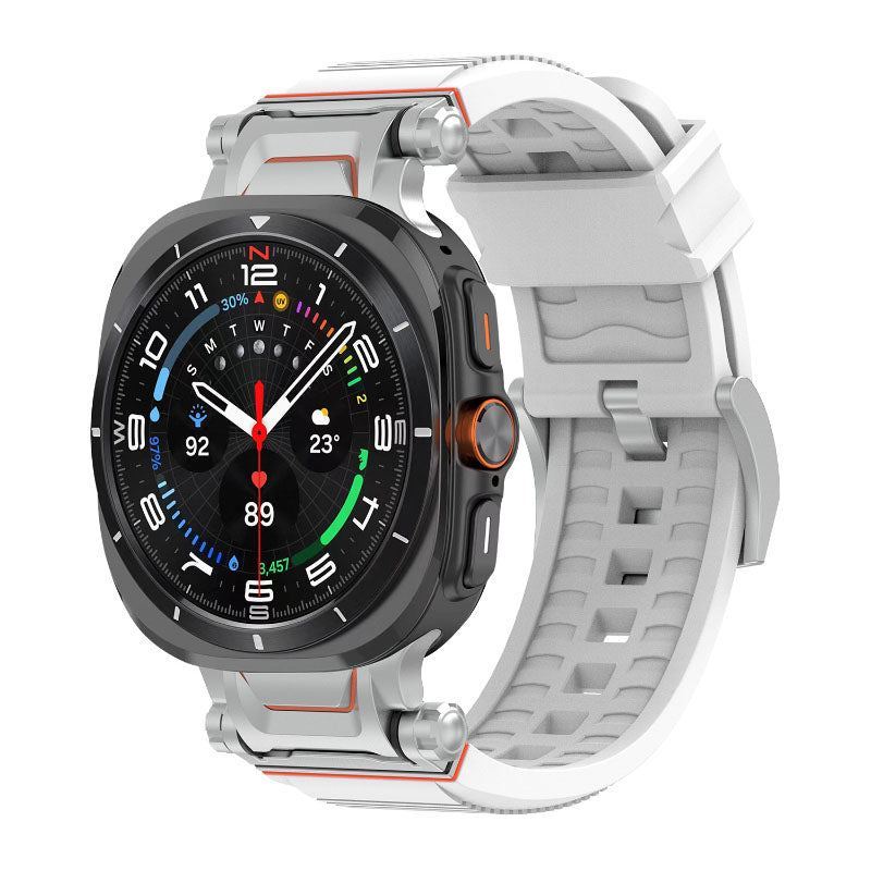 "Elegance Mecha" Liquid Silicone Sport Band For Galaxy Watch Ultra