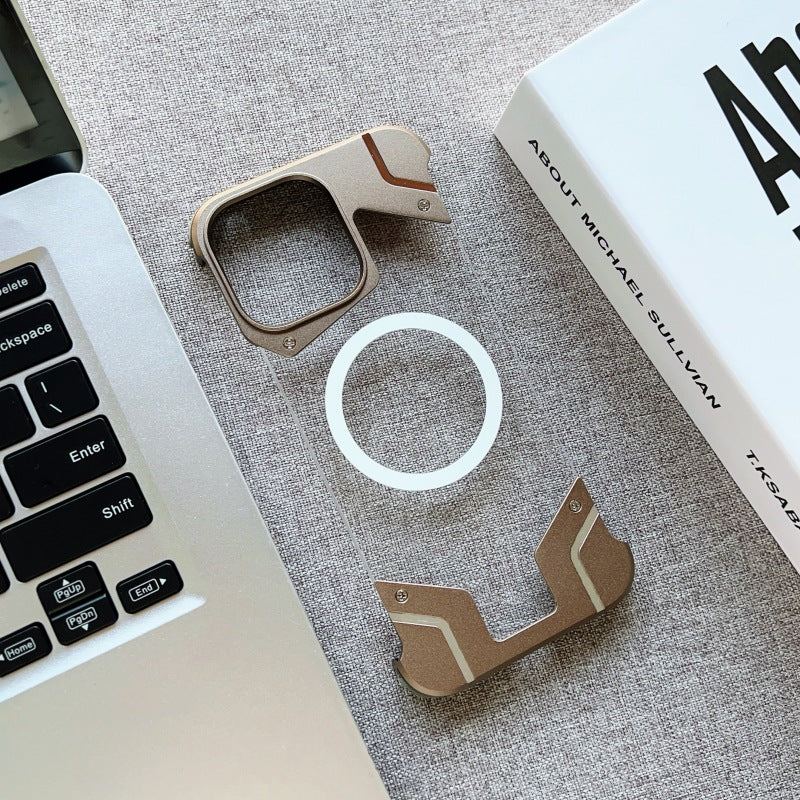 Frameless Metal Magnetic iPhone Case - Eco-Friendly, Lightweight & Durable
