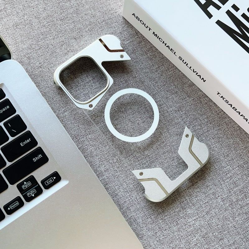 Frameless Metal Magnetic iPhone Case - Eco-Friendly, Lightweight & Durable