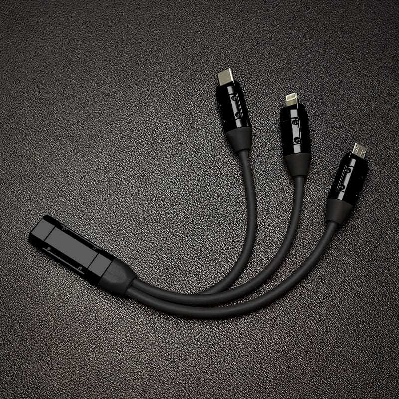 "Full-equipped Chubby" 6-in-1 240W Fast Charging Spring Cable