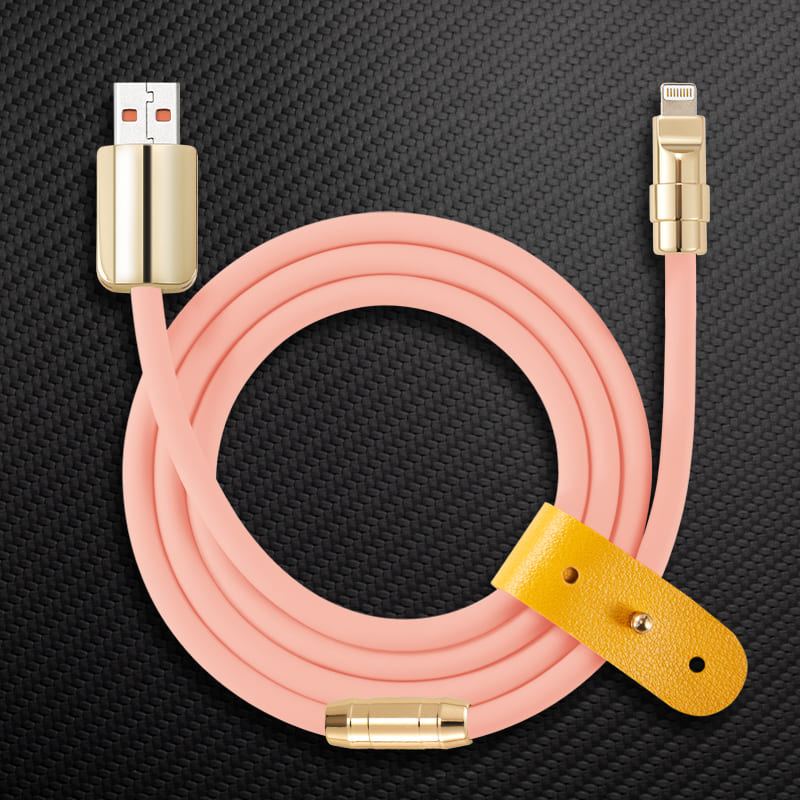 "Golden Chubby" Custom Gilded Fast Charge Cable