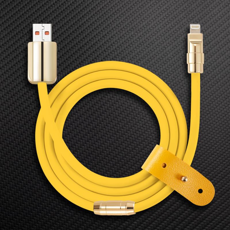 "Golden Chubby" Custom Gilded Fast Charge Cable