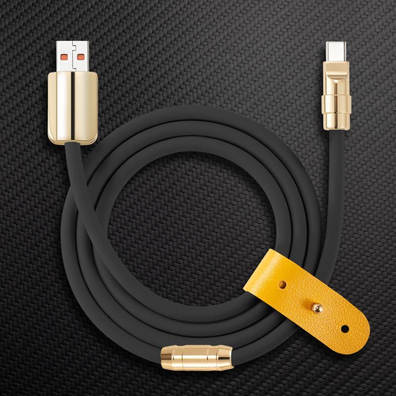 "Golden Chubby" Custom Gilded Fast Charge Cable