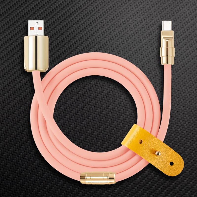 "Golden Chubby" Custom Gilded Fast Charge Cable