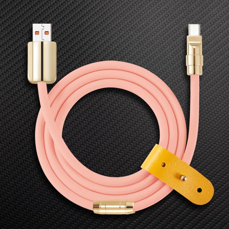 "Golden Chubby" Custom Gilded Fast Charge Cable