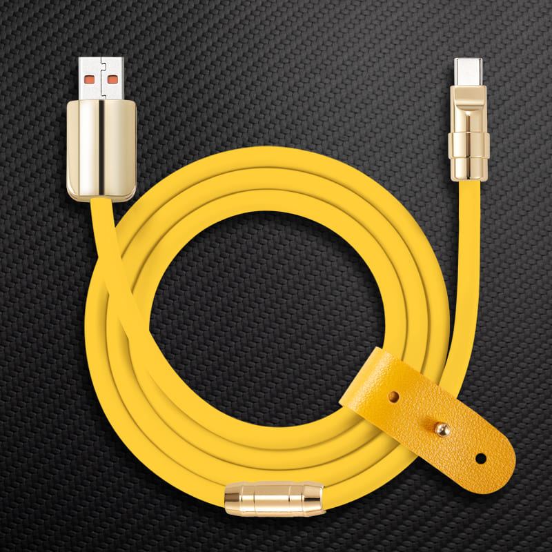 "Golden Chubby" Custom Gilded Fast Charge Cable