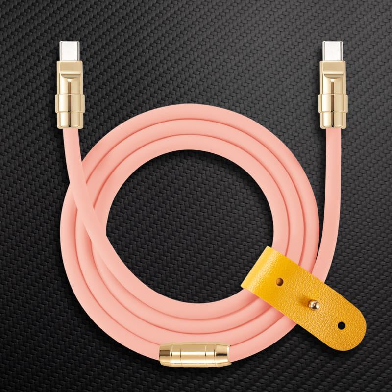 "Golden Chubby" Custom Gilded Fast Charge Cable