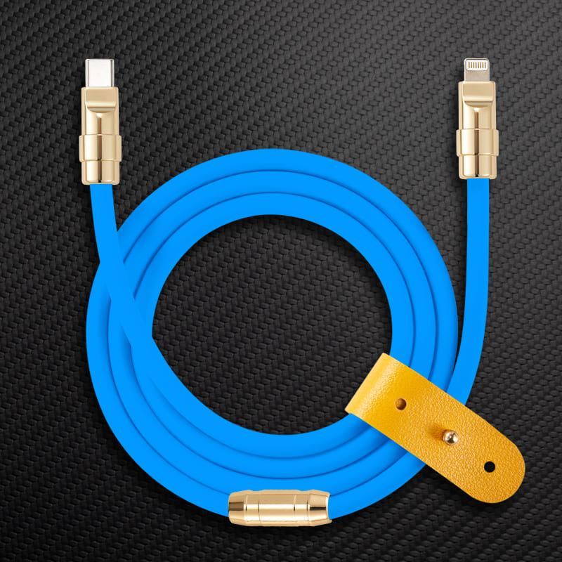 "Golden Chubby" Custom Gilded Fast Charge Cable