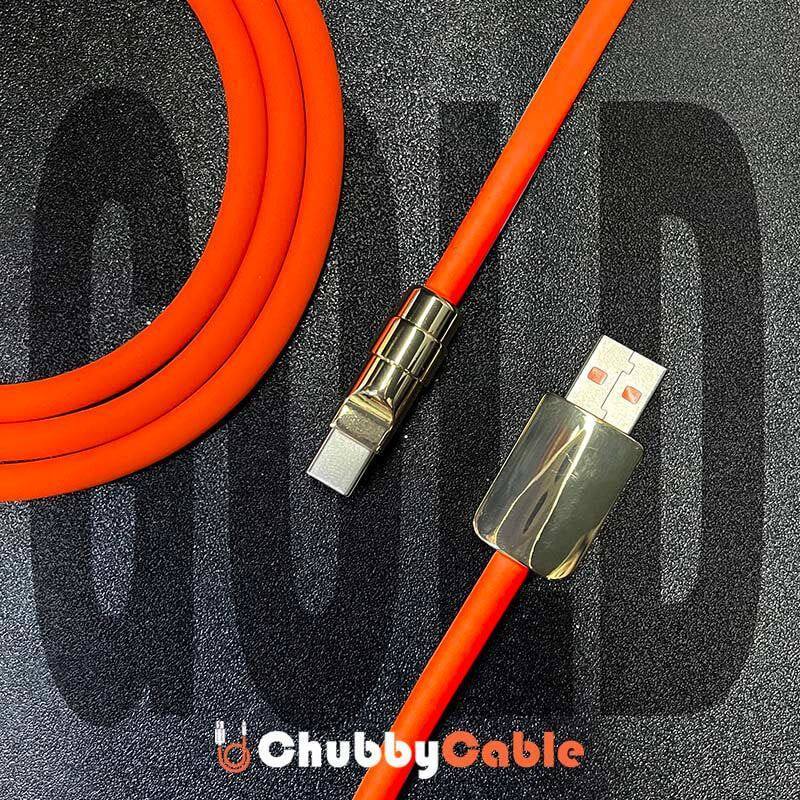"Golden Chubby" Custom Gilded Fast Charge Cable - St. Patrick's Day Edition