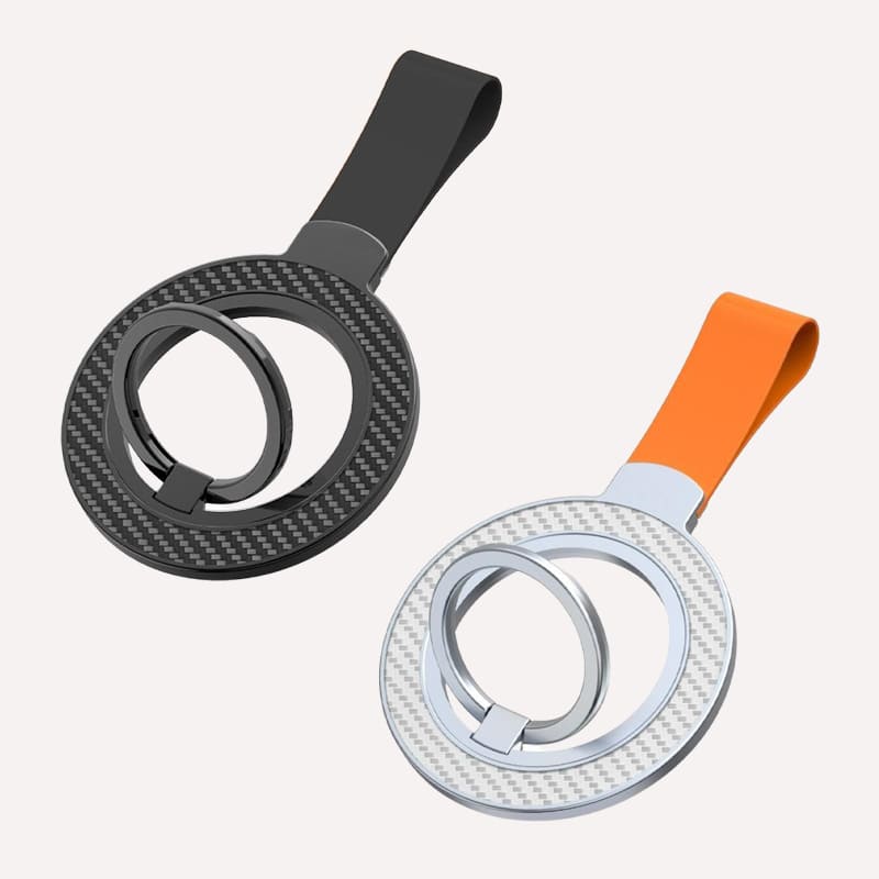 MagSafe 360° Rotating Ring Stand �?Universal Compatibility & Dual-Sided Magnetic
