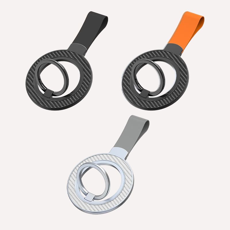 MagSafe 360° Rotating Ring Stand �?Universal Compatibility & Dual-Sided Magnetic