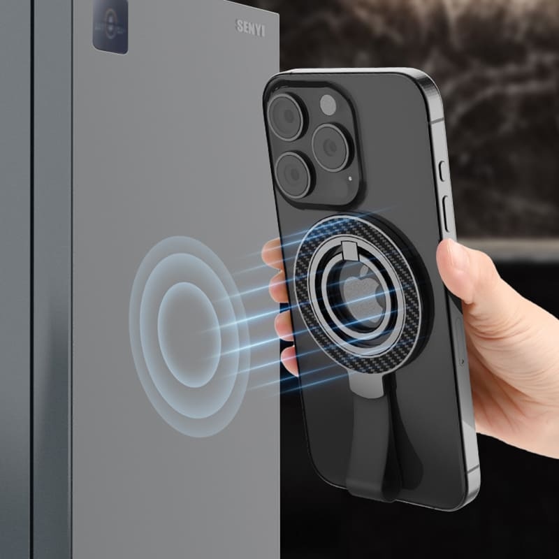 MagSafe 360° Rotating Phone Grip �?Universal Compatibility & Dual-Sided Magnetic