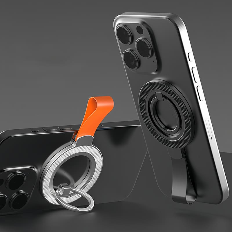 MagSafe 360° Rotating Phone Grip �?Universal Compatibility & Dual-Sided Magnetic