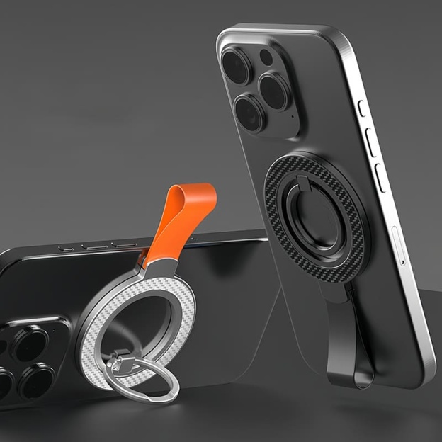 MagSafe 360° Rotating Phone Grip �?Universal Compatibility & Dual-Sided Magnetic