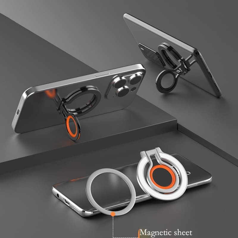MagSafe Ring Grip Stand �?Flexible, Rotating, and Secure