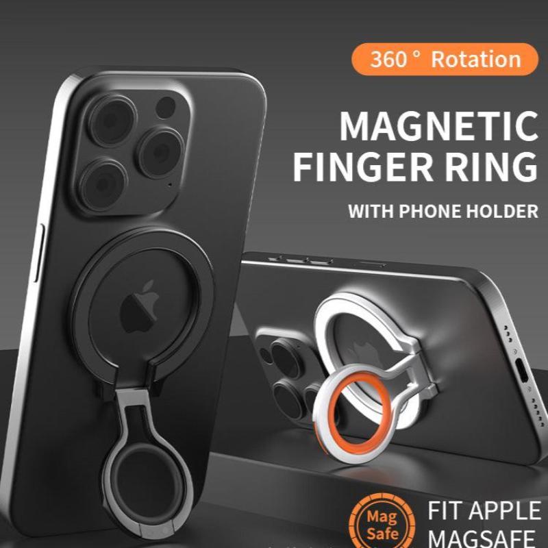 MagSafe Ring Grip Stand �?Flexible, Rotating, and Secure