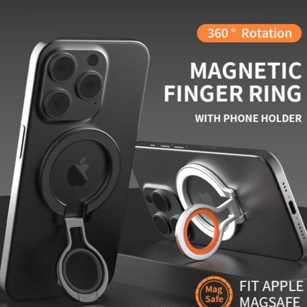 MagSafe Ring Grip Stand �?Flexible, Rotating, and Secure