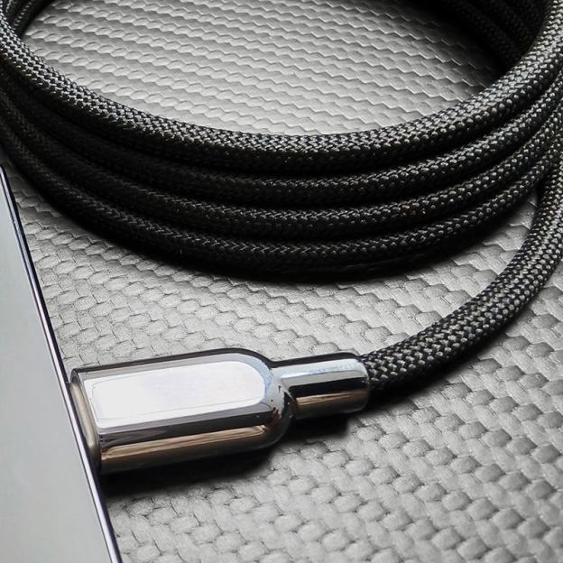 "MagiConnect" ‌‌240W Rainbow Magnetic Retractable Charging Cable‌ C+Lightning