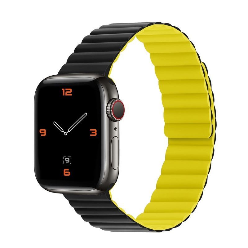 "Magnetic Band" Contrast Waterproof Silicone Loop For Apple Watch