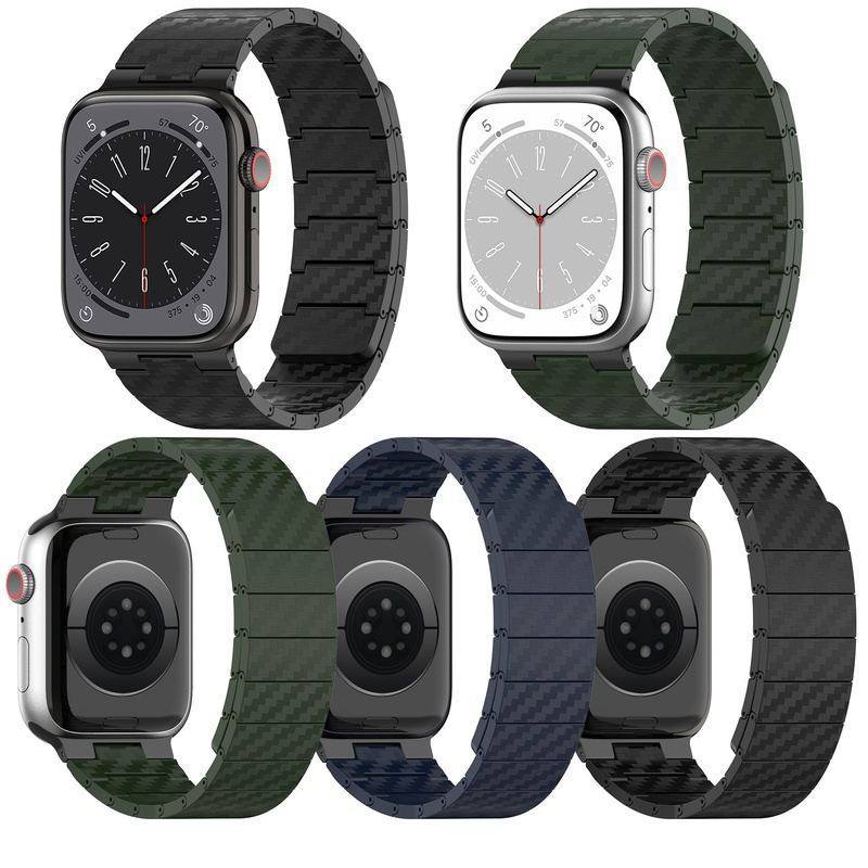 "Magnetic iWatch Band" Carbon Fiber Loop For Apple Watch