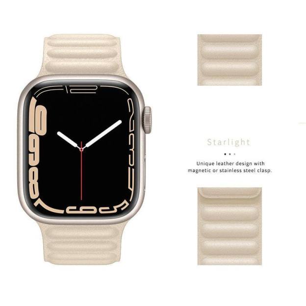 "Magnetic iWatch Band" Leather Loop For Apple Watch