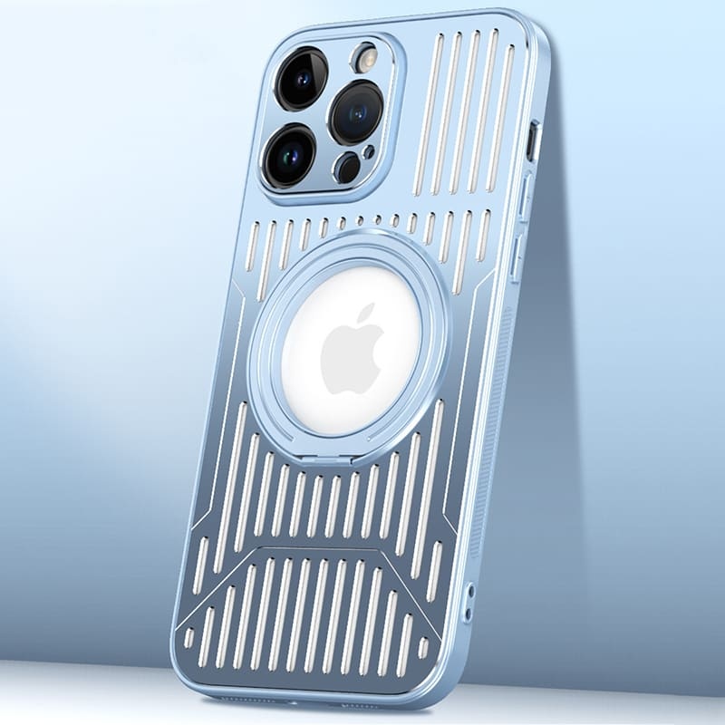 "Cyber" Magsafe Magnetic Heat Dissipation Metal iPhone Case