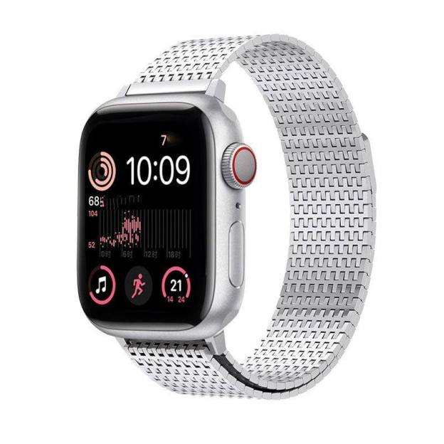 "Milanese iWatch Strap" Premium Magnetic Woven Sports Breathable Stainless Steel Strap