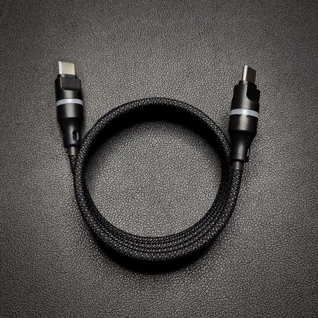 "Neon Chubby MagSnap" Magnetic Retractable Fast Charging Cable