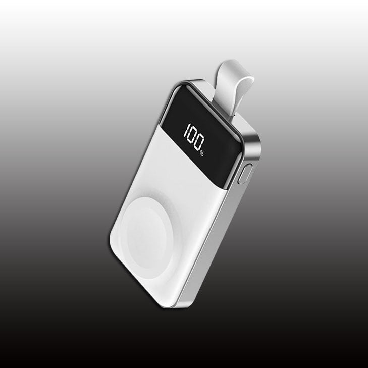 Dual Interface Wireless Charger: Compact & Versatile for Apple Watch