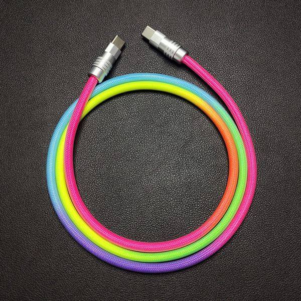 "Rainbow Chubby" Colorful Charge Cable
